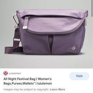 Lululemon all night festival bag Sold out
